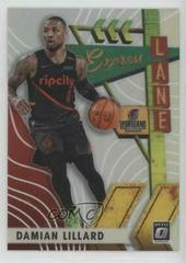 Damian Lillard [Holo] Basketball Cards 2019 Panini Donruss Optic Express Lane Prices