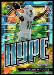 Jaylen Waddle [Blue Ice] Football Cards 2022 Panini Prizm Hype Prices