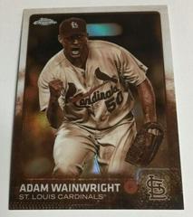 Adam Wainwright [Sepia Refractor] #82 Baseball Cards 2015 Topps Chrome Prices