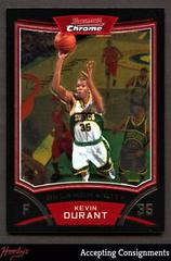 Kevin Durant Basketball Cards 2008 Bowman Chrome Prices