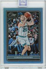 Gordon Hayward [Blue] Basketball Cards 2021 Panini One and One Prices