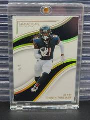 D'Onta Foreman [Gold] #6 Football Cards 2023 Panini Immaculate Prices