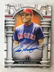 Ivan Rodriguez [Orange] Baseball Cards 2023 Topps Tribute Olympus Autographs Prices