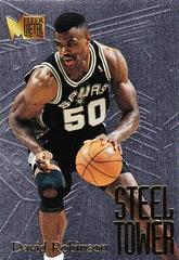 David Robinson #8 Basketball Cards 1995 Metal Steel Tower Prices