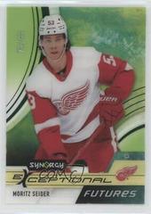Moritz Seider [Green] #EF-MS Hockey Cards 2021 Upper Deck Synergy Exceptional Futures Prices