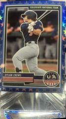Dylan Crews [Blue] #86 Baseball Cards 2023 Panini Stars & Stripes USA Prices