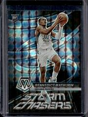 Bennedict Mathurin #15 Basketball Cards 2022 Panini Mosaic Storm Chasers Prices