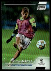 Nicolo Barella [Refractor] #23 Soccer Cards 2022 Stadium Club Chrome UEFA Competitions Prices