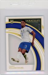 William Saliba [Gold] #81 Soccer Cards 2022 Panini Immaculate Collection Prices