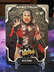 Nyla Rose Wrestling Cards 2021 Upper Deck AEW Spectrum Full Gear Metal Prices