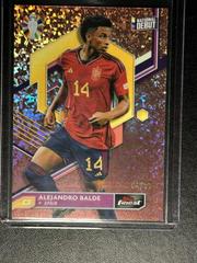 Alejandro Balde [Green Speckle Refractor] #78 Soccer Cards 2023 Topps Finest Road to UEFA EURO Prices