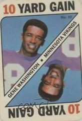 Gene Washington Football Cards 1971 Topps Game Cards Prices