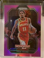 Trae Young [Pink] #1 Basketball Cards 2022 Panini Prizm Monopoly Prices