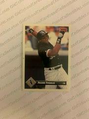 Frank Thomas Baseball Cards 1993 Donruss Prices