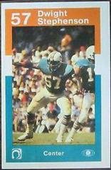 Dwight Stephenson Football Cards 1984 Dolphins Police Prices
