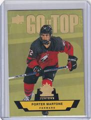 Porter Martone #GT-30 Hockey Cards 2023 Upper Deck Team Canada Juniors Go To The Top Prices