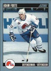 Adam Foote Hockey Cards 1992 Score Canadian Prices