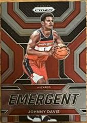 Johnny Davis #13 Basketball Cards 2022 Panini Prizm Emergent Prices