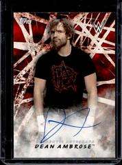 Dean Ambrose #A-DA Wrestling Cards 2018 Topps WWE Road To Wrestlemania Autographs Prices