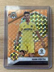 Juan Foyth [Orange Fluorescent] Soccer Cards 2021 Panini Mosaic LaLiga Prices
