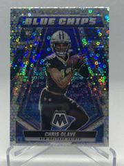 Chris Olave [No Huddle Silver] #BC-8 Football Cards 2022 Panini Mosaic Blue Chips Prices