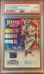 Eli Manning [Cracked Ice Ticket] #4 Football Cards 2016 Panini Contenders Prices