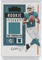 Tua Tagovailoa #RTS-TTA Football Cards 2020 Panini Contenders Rookie Ticket Swatches Prices