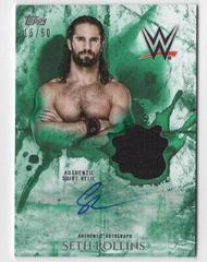Seth Rollins [Green] Wrestling Cards 2018 Topps WWE Undisputed Autograph Relic Prices