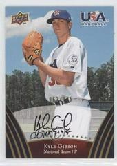 Kyle Gibson [Autograph Gold] #67 Baseball Cards 2008 Upper Deck USA Baseball Prices
