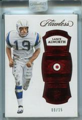 Lance Alworth Football Cards 2017 Panini Flawless Prices