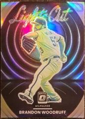 Brandon Woodruff [Holo] #LO-12 Baseball Cards 2022 Panini Donruss Optic Lights Out Prices