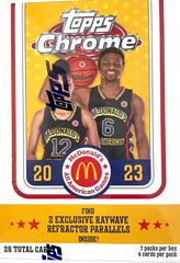 Blaster Box Basketball Cards 2023 Topps Chrome McDonald's All American Prices