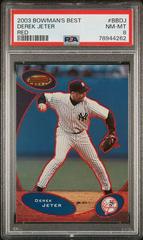 Derek Jeter [Red] Baseball Cards 2003 Bowman's Best Prices