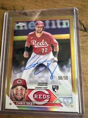 Chris Okey [Gold] #RA-COK Baseball Cards 2023 Topps Chrome Update Rookie Autographs Prices