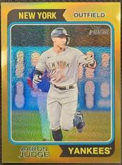 Aaron Judge [Chrome Gold] Baseball Cards 2023 Topps Heritage Prices