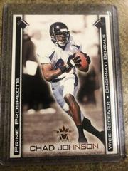 Chad Johnson #7 Football Cards 2001 Pacific Vanguard Prime Prospects Prices