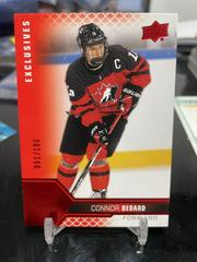 Connor Bedard [Exclusives] #23 Hockey Cards 2022 Upper Deck Team Canada Juniors Prices