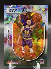 Stephen Curry [Green Ice] #9 Basketball Cards 2021 Panini Hoops Skyview Prices