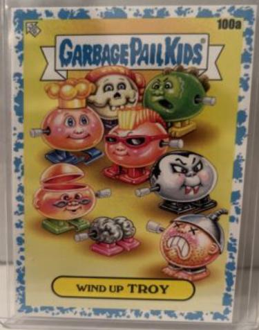 Wind Up Troy [Blue] #100a Garbage Pail Kids at Play