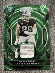 Maxx Crosby [Green] #MM-MC Football Cards 2022 Panini Certified Materials Mirror Prices