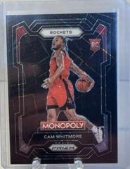 Cam Whitmore [Black] #31 Basketball Cards 2023 Panini Prizm Monopoly Prices