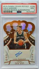 Luka Samanic [Gold] #CR-LSM Basketball Cards 2019 Panini Crown Royale Rookie Autographs Prices