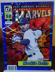 Mookie Betts [Blue] #M-3 Baseball Cards 2022 Panini Donruss Marvels Prices