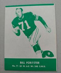 Bill Forester Football Cards 1961 Lake to Lake Packers Prices