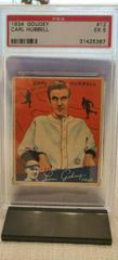 Carl Hubbell #12 Baseball Cards 1934 Goudey Prices