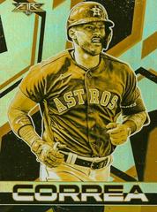 Carlos Correa [Gold Minted] #5 Baseball Cards 2021 Topps Fire Prices