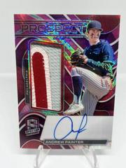 Andrew Painter [Neon Pink] Baseball Cards 2022 Panini Chronicles Spectra Prospect Jersey Autographs Prices