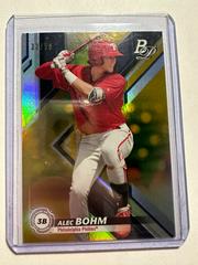 Alec Bohm [Gold] #TOP-6 Baseball Cards 2019 Bowman Platinum Top Prospects Prices