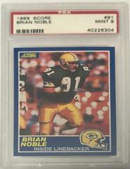 Brian Noble Football Cards 1989 Panini Score Prices