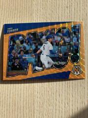 Trea Turner [Orange Fluorescent] #BG-10 Baseball Cards 2022 Panini Mosaic Bang Prices